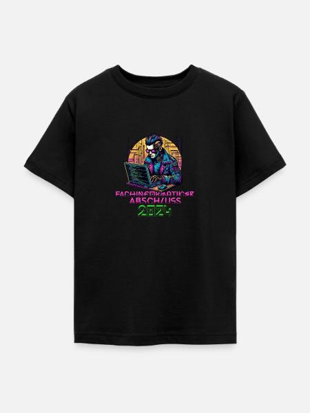 Fachinformatiker Abschluss Softwareentwickler Code - Teenager T-Shirt - Schwarz