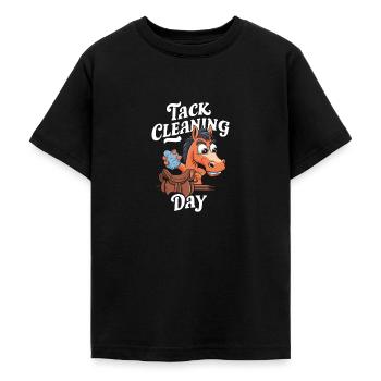 Motifs de chevaux amusants pour les amoureux des chevaux et - T-shirt Ado - noir - Devant - AI Model Teenager Male light (155cm)