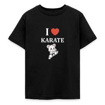 Karate - Teenager T-Shirt - Schwarz - Vorne - AI Model Teenager Male light (155cm)