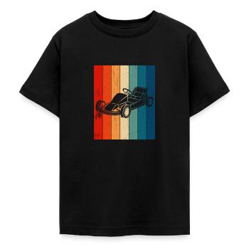 Go Kart Kartfahrer Go Kartrennen - Teenager T-Shirt - Schwarz - Vorne - AI Model Teenager Male light (155cm)