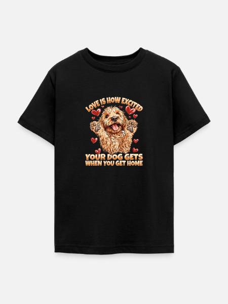 Goldendoodle Dog Owner - Teenager T-Shirt - Schwarz