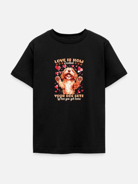Goldendoodle Dog Owner - Teenager T-Shirt - Schwarz