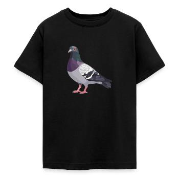 Tauben Taube - Teenager T-Shirt - Schwarz - Vorne - AI Model Teenager Male light (155cm)