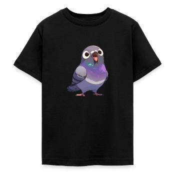 Tauben Taube - Teenager T-Shirt - Schwarz - Vorne - AI Model Teenager Male light (155cm)