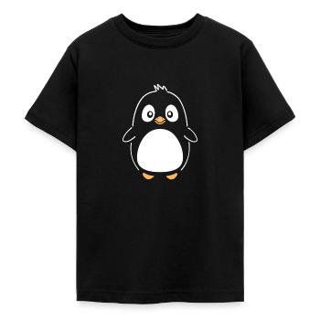 Pinguin - Teenager T-Shirt - Schwarz - Vorne - AI Model Teenager Male light (155cm)
