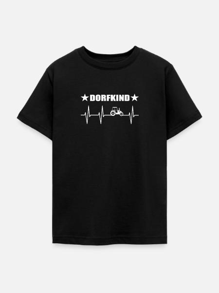 Dorfkind - Teenager T-Shirt - Schwarz
