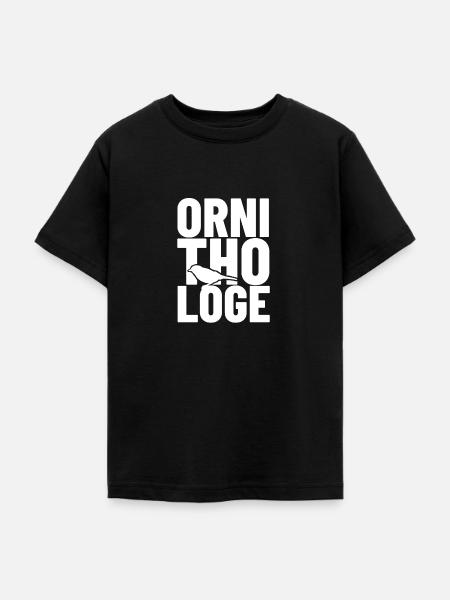 ornithologe vogelkunde - Teenager T-Shirt - Schwarz