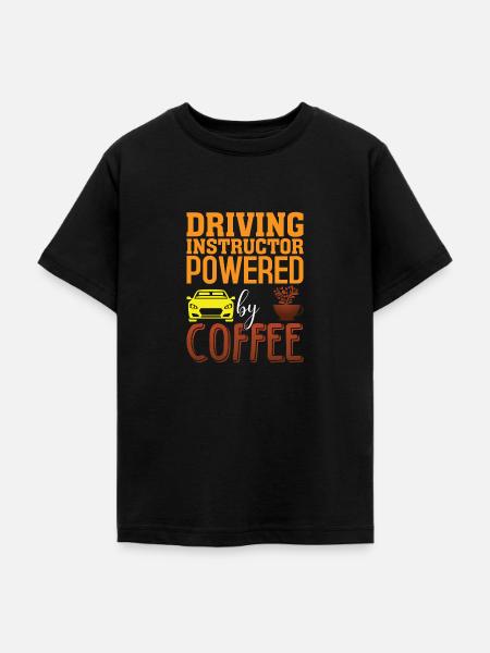 Fahrlehrer Spruch Geschenk - Teenager T-Shirt - Schwarz