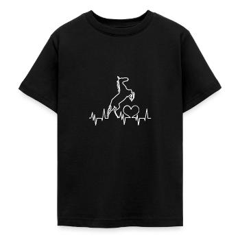 Islandpferd - Teenager T-Shirt - Schwarz - Vorne - AI Model Teenager Male light (155cm)