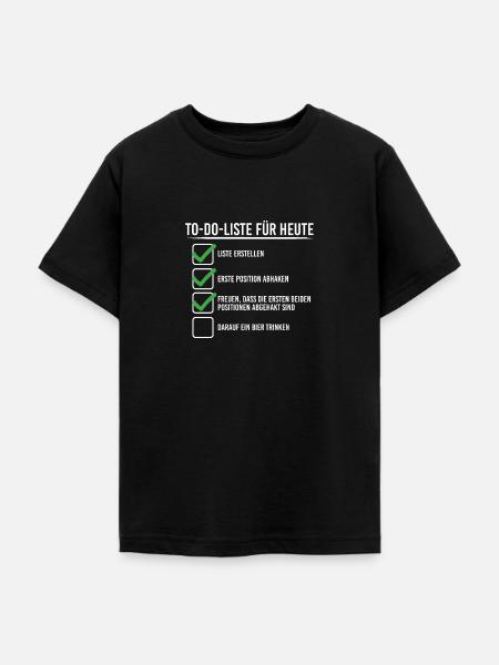 Lustig - Teenager T-Shirt - Schwarz