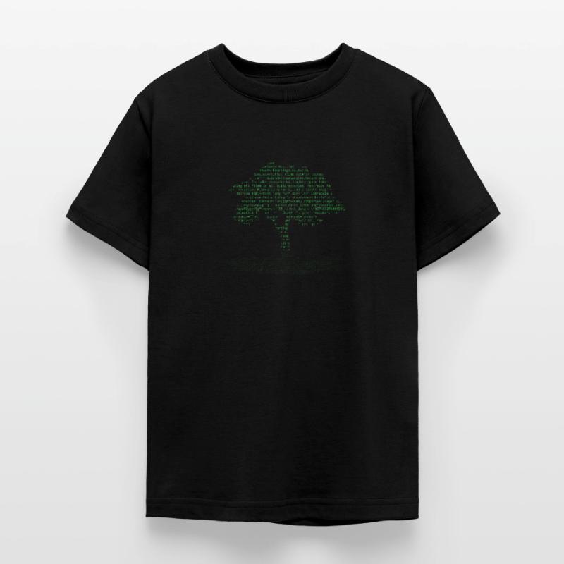 Coding Computer Programmer Tree Teenager T-Shirt