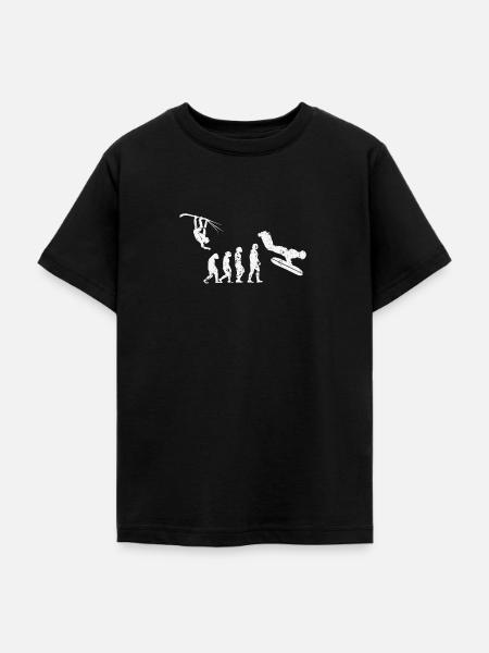 Airboarding Airboard Air Boarding evolution Design - Teenager T-Shirt - Schwarz
