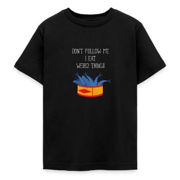 Surströmming Scandinavie Suède Viking - T-shirt Ado - noir - Devant - AI Model Teenager Male light (155cm)