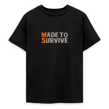 Sensibilisation à la sclérose en plaques - T-shirt Ado - noir - Devant - AI Model Teenager Male light (155cm)