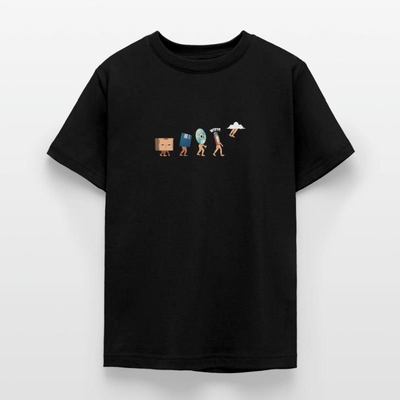 Cloud Computing Evolution - Geschenkidee für Nerd Teenager T-Shirt