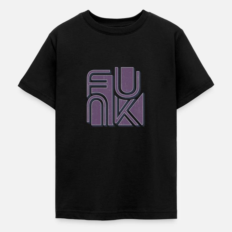 Funk rétro - T-shirt Ado - noir