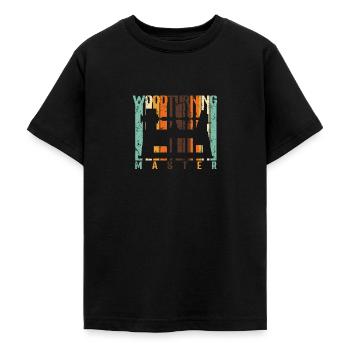 Tourneurs Drechselbank Drechsel - T-shirt Ado - noir - Devant - AI Model Teenager Male light (155cm)