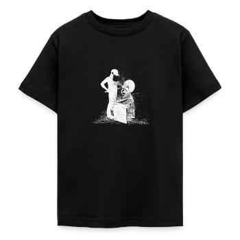 Tourneurs Drechselbank Drechsel - T-shirt Ado - noir - Devant - AI Model Teenager Male light (155cm)