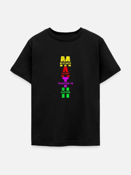 Mathematiklehrer Rechnen Mathe Mathelehrer - Teenager T-Shirt - Schwarz