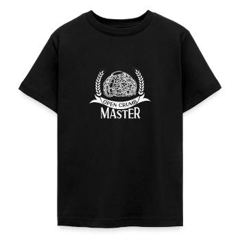 Baking Baker Sourdough Bread Open Crumb Master - Teenage T-Shirt - black - Front - AI Model Teenager Male light (155cm)