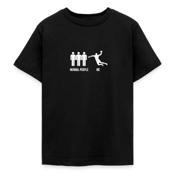 Handball Handballer Spruch - Teenager T-Shirt - Schwarz - Vorne - AI Model Teenager Male light (155cm)