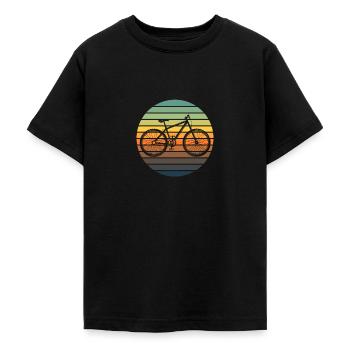 MTB Mountainbiker Mountainbiken Mountainbiker Bunt - Teenager T-Shirt - Schwarz - Vorne - AI Model Teenager Male light (155cm)