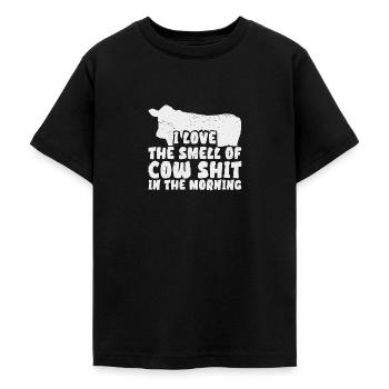 Kuh Kühe Rind Milchvieh Landwirtin Bäuerin Vieh - Teenager T-Shirt - Schwarz - Vorne - AI Model Teenager Male light (155cm)