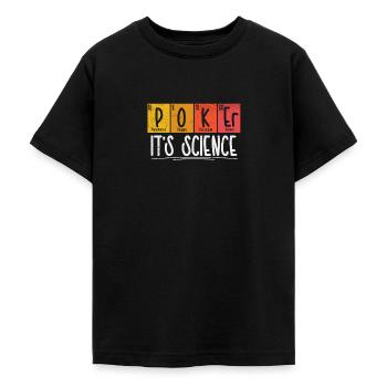 Poker Lover Gambling Playing Poker Gambler - Teenage T-Shirt - black - Front - AI Model Teenager Male light (155cm)