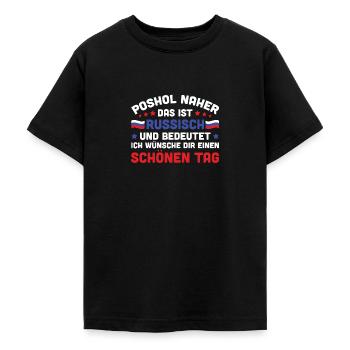Lustiges Russland Geschenk Russisch - Teenager T-Shirt - Schwarz - Vorne - AI Model Teenager Male light (155cm)