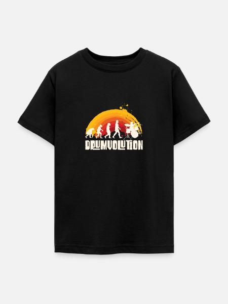 Drumvolution Drums Schlagzeug Percussion Drummer - Teenager T-Shirt - Schwarz