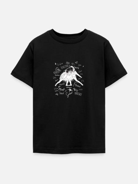 Fechten Begriffe Training Geschenk - Teenager T-Shirt - Schwarz