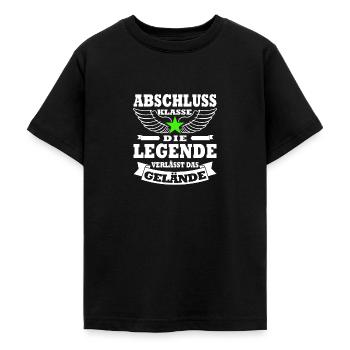 Abschlussklasse Abitur Realschulabschluss Schüler - Teenager T-Shirt - Schwarz - Vorne - AI Model Teenager Male light (155cm)