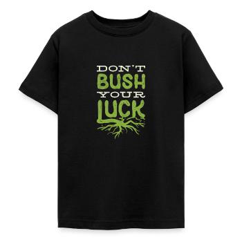 Horticulture Horticulturist Gardening Dont Bush - Teenage T-Shirt - black - Front - AI Model Teenager Male light (155cm)