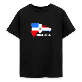 Boca Chica, Dominikanische Republik - Teenager T-Shirt - Schwarz - Vorne - AI Model Teenager Male light (155cm)