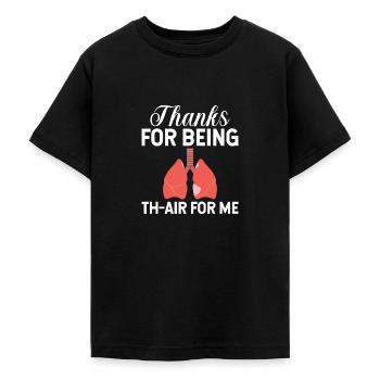 Atemtherapeut Sauerstoff Lunge Krankenschwester - Teenager T-Shirt - Schwarz - Vorne - AI Model Teenager Male light (155cm)