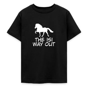 Islandpferd Islandpferde Pferd Isländer - Teenager T-Shirt - Schwarz - Vorne - AI Model Teenager Male light (155cm)