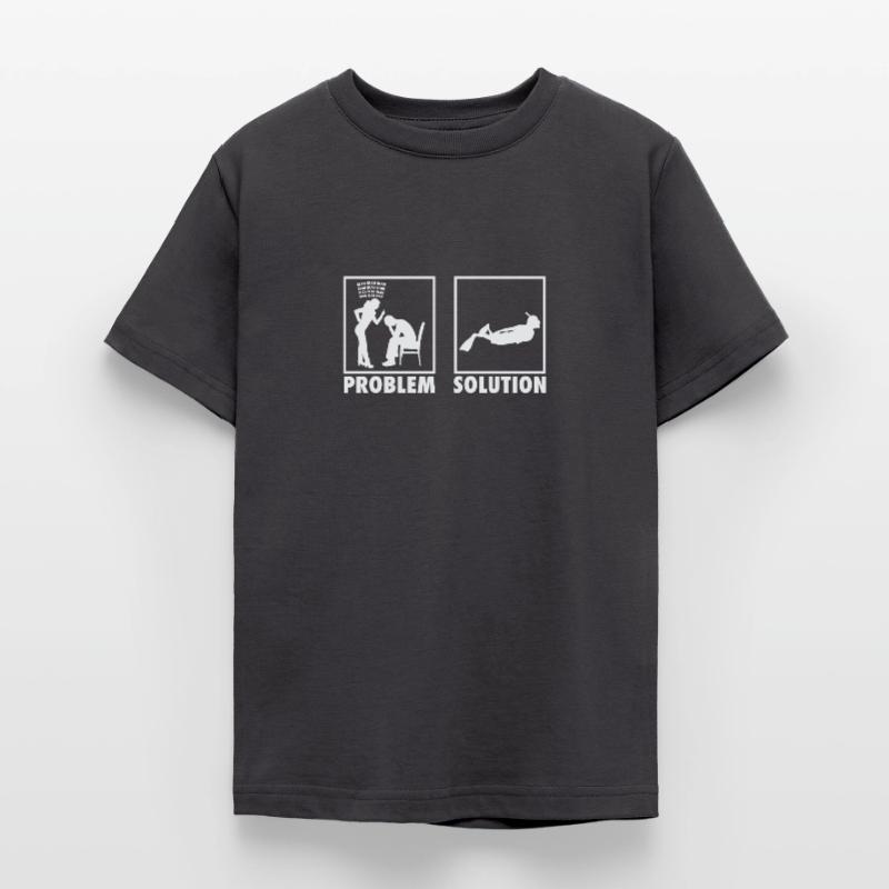 Snorkeling Snorkeler Statement Problem Solution. Teenage T-Shirt