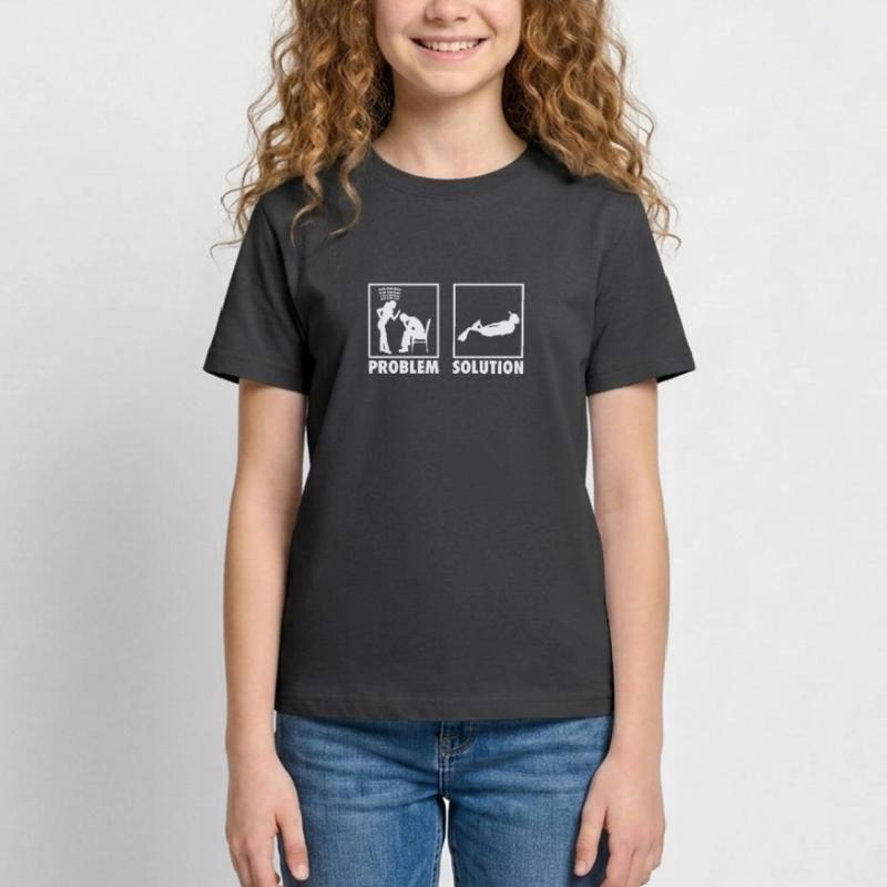 Snorkeling Snorkeler Statement Problem Solution. Teenage T-Shirt