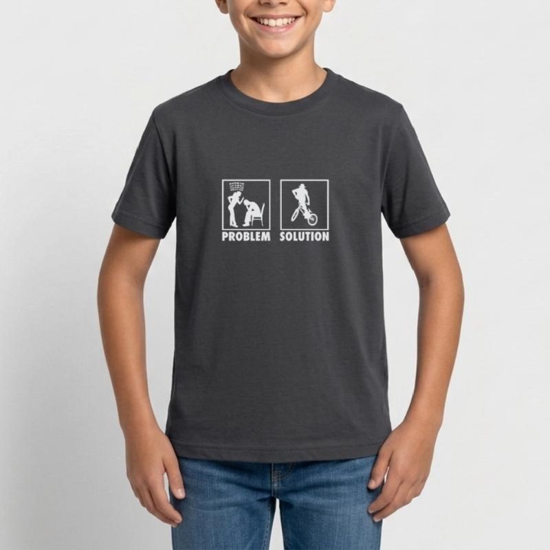 BMX Bikers Statement Problem Solution. Teenage T-Shirt