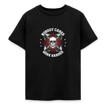 Totenkopf - Teenager T-Shirt - Schwarz - Vorne - AI Model Teenager Male light (155cm)