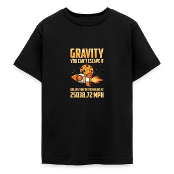 Rocket Science Scientist Gravity Sie können der - Teenager T-Shirt - Schwarz - Vorne - AI Model Teenager Male light (155cm)