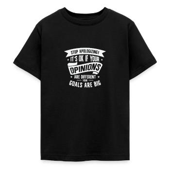 Positivität Außenseiter Dichter Poesie Ziele - Teenager T-Shirt - Schwarz - Vorne - AI Model Teenager Male light (155cm)