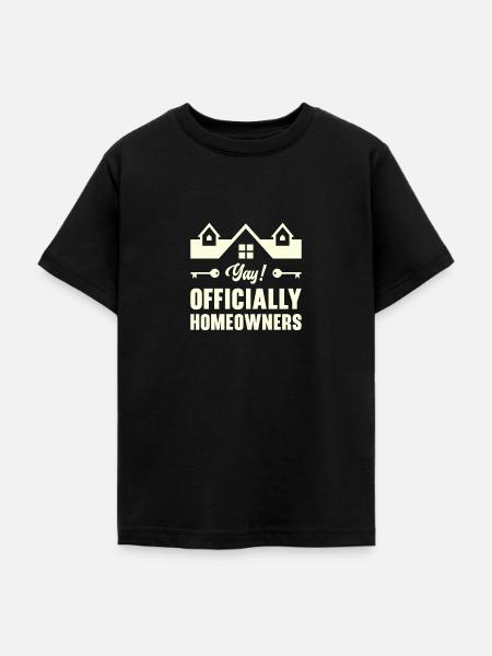 Neue Hauseigentümer Einweihung Offiziell - Teenager T-Shirt - Schwarz