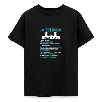 Woodturning Craftsman Woodturner Carpentry - Teenage T-Shirt - black - Front - AI Model Teenager Male light (155cm)
