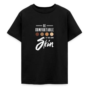 Encourager la positivité Motiver - T-shirt Ado - noir - Devant - AI Model Teenager Male light (155cm)