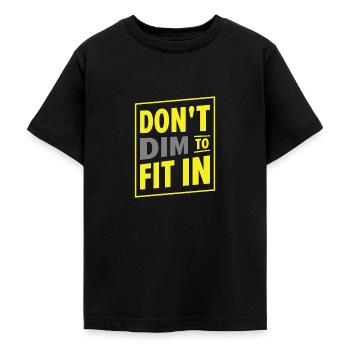 Inspirational Positive Thinker Self-care Motivator - Teenage T-Shirt - black - Front - AI Model Teenager Male light (155cm)