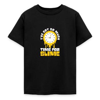 Slime Time Dripping Slime Drip Gear Slime Maker - Teenage T-Shirt - black - Front - AI Model Teenager Male light (155cm)