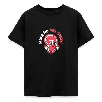 Keine Fehler machen Fleischliebhaber kochen Fehler - Teenager T-Shirt - Schwarz - Vorne - AI Model Teenager Male light (155cm)