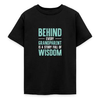 Ruhestand Leben Zitat Lektion Großeltern Weisheit - Teenager T-Shirt - Schwarz - Vorne - AI Model Teenager Male light (155cm)