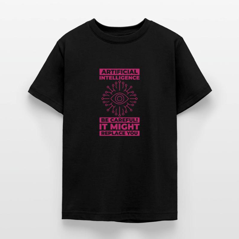 AI Machine Learning Computer Geek Technology Robot Teenage T-Shirt